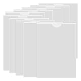 XINGSUI A4 Selbstklebetaschen transparent-10 Stück 21x30cm Visitenkartentaschen...