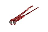 GEDORE red 45degree abgewinkelte Eck-Rohrzange, Spannweite 55 mm/1 1/2 Zoll,...