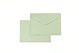 25/50/100x Briefumschlag Mint-Grün DIN C6 Recycling Fensterlos (25 Stk,...