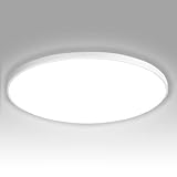 NUODIFAN LED Deckenleuchte,18W Deckenlampe,1800LM Ultra Dünn Weiß 6500K...