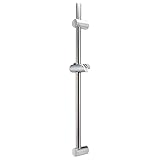 bremermann Brausestange Edelstahl 71,5 cm inkl. Konus-Brausegleiter, oberes...