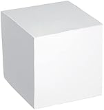 Herlitz Notizklotz, blanko weiß, 900 Notizzettel, 9 x 9 cm