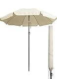 Menz Strandschirm, inkl. Hülle - UPF 50+ Sonnenschirm Strand, Strandschirm...