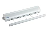 WENKO Wand-Wäscheleinen, 5 Wäscheleinen bis zu 4,20 m stufenlos ausziehbar,...