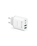 USB C Ladegerät, 4-Ports Mehrfachstecker 60W USB C Power Adapter USB Stecker PD...