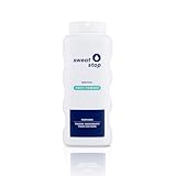 SweatStop Menthol Fußpuder 100g mit Aloe Vera & Menthol für trockene Füße |...