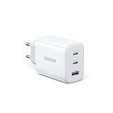 UGREEN USB C Ladegerät 65W 3-Port USB-C Netzteil PPS Schnellladegerät PD...