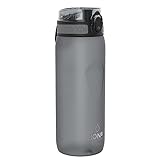 Ion8 auslaufsichere Trinkflasche Fahrrad, BPA frei, 750ml, Grau