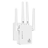 Aenxwa WLAN-Extender-Signalverstärker für bis zu 6.000 m² und 60 Geräte,...