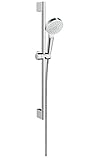hansgrohe Crometta Duschset 0,65m, Weiß/Chrom