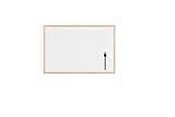 Bi-Office Budget Whiteboard mit Holzrahmen, magnetisch, 5 Größen wählbar, 60...