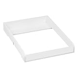 WOLTU Wickelaufsatz, Wickelkommode Aufsatz 60x10x80 cm, Wickelbrett für Kommode...