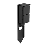 ledscom.de Garten Steckdosensäule PIWI mit Erdspieß für außen, IP44, 2-Fach,...