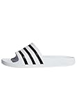 adidas Unisex Adilette Aqua Slides, Cloud White / Core Black / Cloud White, 40.5...