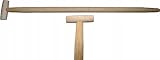 Spatenstiel Grabegabel Spatengabel Stiel Holzstiel T Griff 110cm Ø 36 Buche...