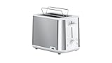 Braun PurShine Toaster HT1510 WH – Doppelschlitz-Toaster, 8 Röstgrade,...