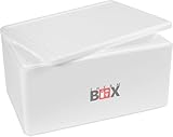 Therm-Box Styroporbox 45W Innen: 53x33x25cm Wand: 3cm Volumen: 45,3L Isolierbox...