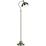 HOMCOM Stehlampe mit E27 Fassung, Stehleuchte mit verstellbarem Lampenschirm, 40...