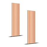 TIANLIN Kupferblech, 2 Stück Flache Kupferstange, 105mm x 20mm x 3mm Metall...