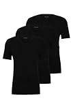 HUGO BOSS Herren T-Shirt Vn 3p Co T-Shirt, New - Black,XL