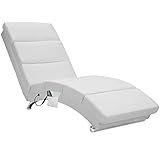 Casaria® Relaxliege XXL Massage Heizfunktion 186x89x55cm Ergonomisch Kunstleder...