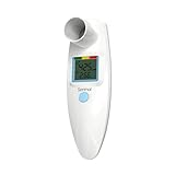 Peak Flow Meter für Erwachsene Kinder Digitales Spirometer für Asthma COPD PEF...