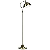 HOMCOM Stehlampe, Stehleuchte mit verstellbarem Lampenschirm, 40 W, Bogenlampe...