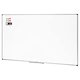 Amazon Basics Magnetisches Whiteboard mit Stiftablage und Aluminiumleisten,...