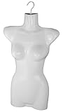 1 x Torso Weiblich - 70 cm Damentorso aus Kunststoff - Oberkörper Halbplastik...