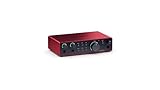 Focusrite Scarlett 2i2 4. Gen USB-Audio-Interface, Komposition, Streaming und...