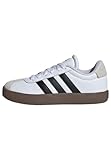 adidas VL Court 3.0 Shoes Kids Schuhe, Cloud White/Core Black/Grey One, 38 EU