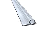 1m Kederschiene 7,5mm aus Aluminimum Zeltkederschiene Deckenbefestigung 90°...