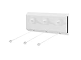 Leifheit Wandtrockner Rollfix Triple 150 Longline, 3 x 5m Wäscheleine,...