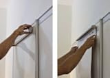 1 X FRANKEN Flipchart Blockhalter magnetis 550 X 700 MM FDK MAG