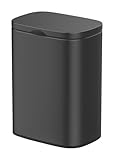 WENKO Wand-Kosmetikeimer Mod. Sare 5 Liter, Mülleimer mit Deckel und Easy-Close...