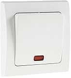 DELPHI Kontroll-Schalter mit Beleuchtung 230V Orientierungsschalter mit Rahmen...