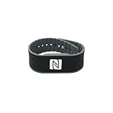 NFC Armband Silikon, individuell programmierbar, wasserfest, flexibel,...