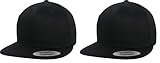 Flexfit Uni 6089OC-Organic Cotton Snapback Cap, Black, one Size