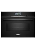 Siemens CM776GKB1, iQ700 Smarter Einbau-Kompaktbackofen mit Mikrowellenfunktion,...