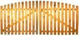 Doppelflügel StaketenTor 'Standard' 300x 120/140 cm - oben – kdi / V2A...