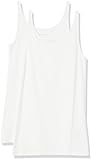 Amazon Essentials Damen Tank Top Slim Fit Dünne Träger 2er Pack Weiß Medium