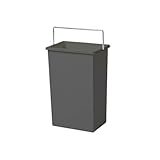 Hailo Inneneimer dunkelgrau 10L | Kunststoff mit Henkel | Ersatz-Inneneimer für...