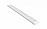 MS Beschläge Aluminium Stegblech Weiß RAL9016 Lüftungsgitter 60mm Breit...