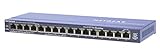 Netgear FS116PEU 16-Port Fast Ethernet LAN PoE Switch Unmanaged (10/100 MBit/s,...