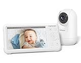 momcozy Babyphone mit Kamera 5 Zoll, 1080P HD-Video Babyphone ohne WLAN mit...