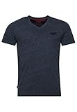 Superdry Herren Vintage Logo EMB VEE Tee T-Shirt, Navy Marl, M