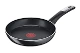 Tefal C38804 Bratpfanne aus hartem Titan Essential, 24 cm, Antihaftbeschichtung...