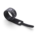 conecto, 10 Stück wiederverwendbare Kabelbinder, 10cm, Klett-Kabelbinder,...