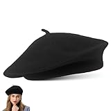 Febbya Französische Baskenmütze,Klassische Baskenmütze,Barett Mütze...