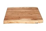 SAM Tischplatte 60x40 cm Louisa, Holzplatte Akazienholz massiv + naturfarben +...